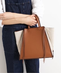 SLOBE IENA | 《追加予約》SLOBE IENA ステッチデザインバッグ◆(バッグ)