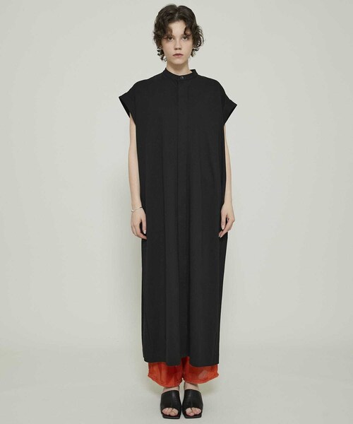 ATON（エイトン）の「バンドカラードレス OPAGIM0200（）」 - WEAR