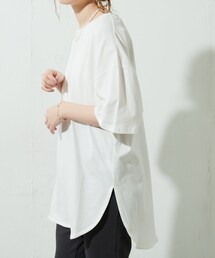 DISCOAT | 裾ラウンドビッグTシャツ(Tシャツ/カットソー)