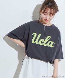 DISCOAT | UCLAコラボドロスト使いショートTシャツ(Tシャツ/カットソー)