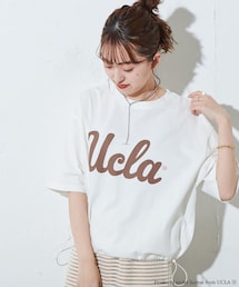DISCOAT | UCLAコラボドロスト使いショートTシャツ(Tシャツ/カットソー)