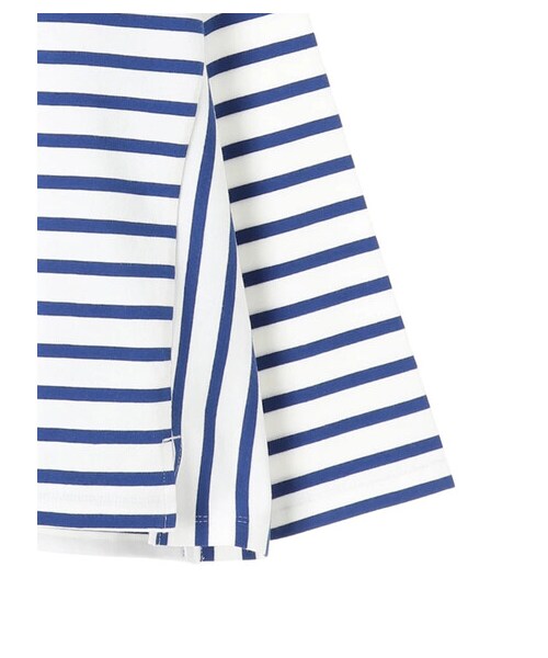 earth music&ecology(アースミュージックアンドエコロジー)の「サイド切替ボーダープルオーバー(トップス・ブラック/ベージュ/ブルー/ネイビー・F)」の13枚目の写真