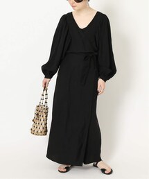 HARDY NOIR（アルディーノアール）の「《予約》RY/麻カシュクールドレス：ワンピース（その他）」