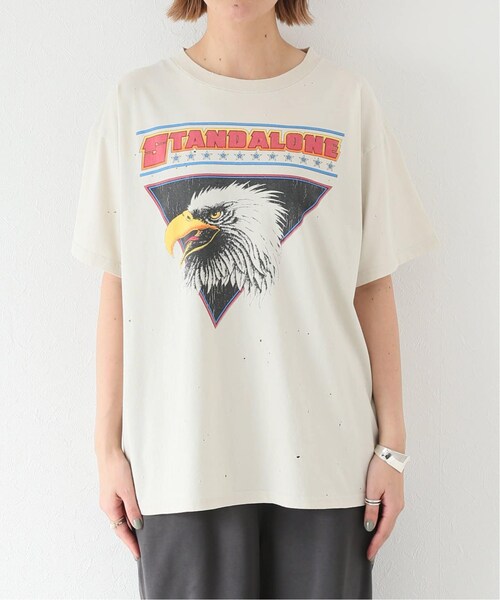 JOURNAL STANDARD(ジャーナルスタンダード)の「【STAND ALONE/スタンド アローン】イーグルヴィンテージTシャツ(その他・グレーB/フリー)」の6枚目の写真
