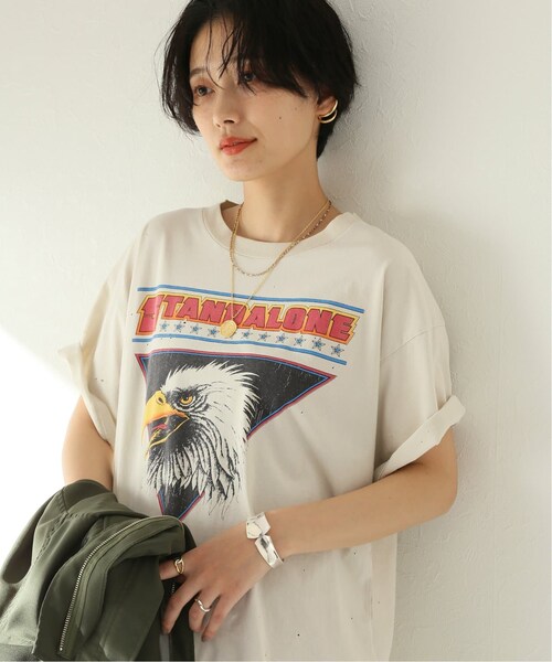 JOURNAL STANDARD(ジャーナルスタンダード)の「【STAND ALONE/スタンド アローン】イーグルヴィンテージTシャツ(その他・グレーB/フリー)」の1枚目の写真