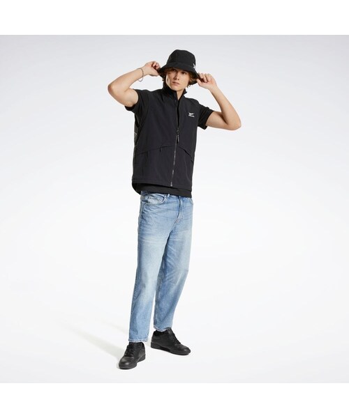 Reebok(リーボック)の「エイティワン ウーブン ベスト / EightyOne Woven Vest(ジャケット/アウター・ブラック(H23213)・S/M/L)」の2枚目の写真