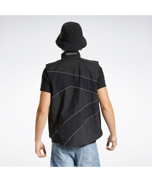 Reebok(リーボック)の「エイティワン ウーブン ベスト / EightyOne Woven Vest(ジャケット/アウター・ブラック(H23213)・S/M/L)」の3枚目の写真