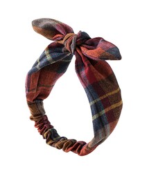 gracegift | 復古霧都 韓國英倫格紋啾啾髮帶(ファッション雑貨)