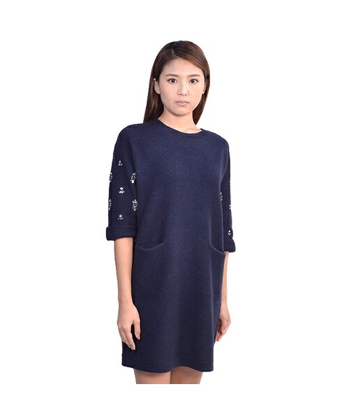 トラッゾードンナ ビジュワンピース Torrazzo Donna（トラッゾドンナ）の「TORRAZZO DONNA 袖