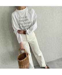 copine | 人可愛いロゴstyle♪フロント&バックロゴロンT(3color)(Tシャツ/カットソー)