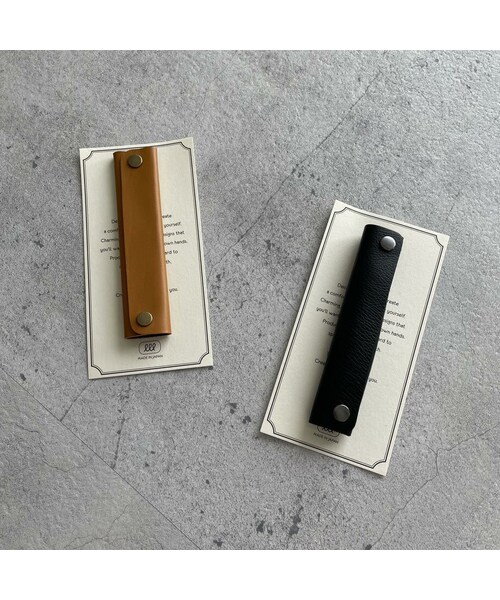 copine(コピン)の「上質な本革使用♪レザーハンドル(2color)(かごバッグ・レディース・ブラウン/ブラック・ワンサイズ)」の2枚目の写真