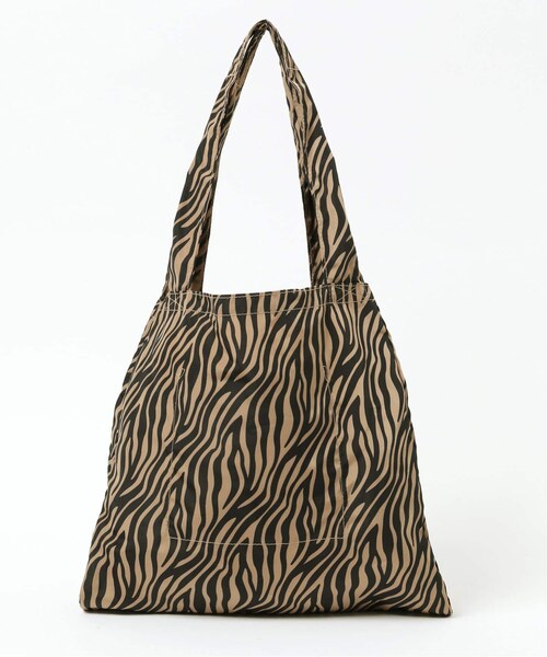 B.C STOCK（ベーセーストック）の「《予約》ゼブラ柄エコバッグセット◆（バッグ・ナチュラル/(016)/フリー/在庫あり）」の13枚目の写真