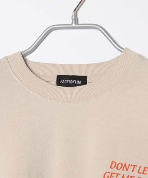 PAGEBOY（ページボーイ）の「【PAGEBOYLIM】フラワーグラフィックＴ【WEB先行予約】（トップス・レディース・オフホワイト/チャコールグレー/ベージュ・M, L）」の20枚目の写真