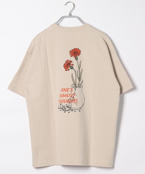 PAGEBOY（ページボーイ）の「【PAGEBOYLIM】フラワーグラフィックＴ【WEB先行予約】（トップス・レディース・オフホワイト/チャコールグレー/ベージュ・M, L）」の19枚目の写真