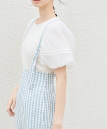 OLIVE des OLIVE | New袖異素材プルオーバー(Tシャツ/カットソー)