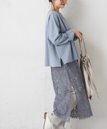 PUAL CE CIN | 【WEB限定】レースノースリーブワンピース(ワンピース)