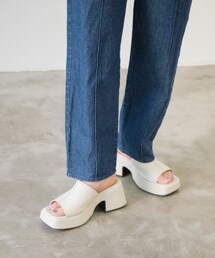 Kastane | バルキーヒール厚底サンダル(サンダル)