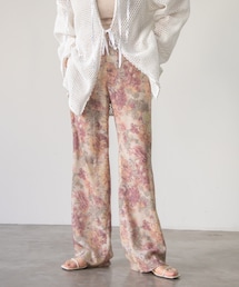 Kastane | SET UP Flower Print Shear Pants(その他パンツ)