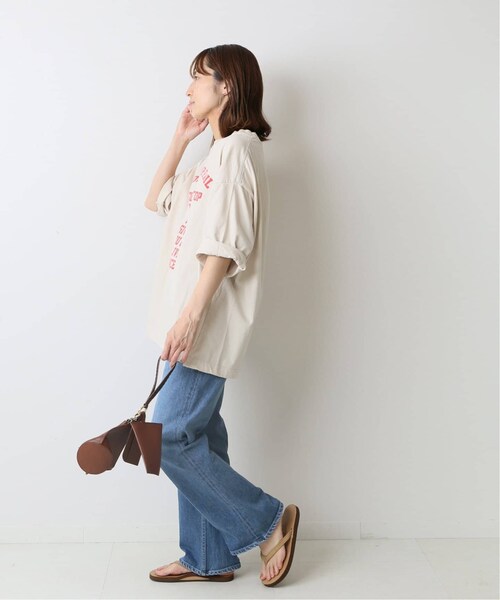 FRAMeWORK - FRAMeWORK  フォトプリントハーフスリーブ スウェット 新品 FRAMeWORK｜≪一部カラーWEB限定 / 追加予約≫NEWハーフスリーブ