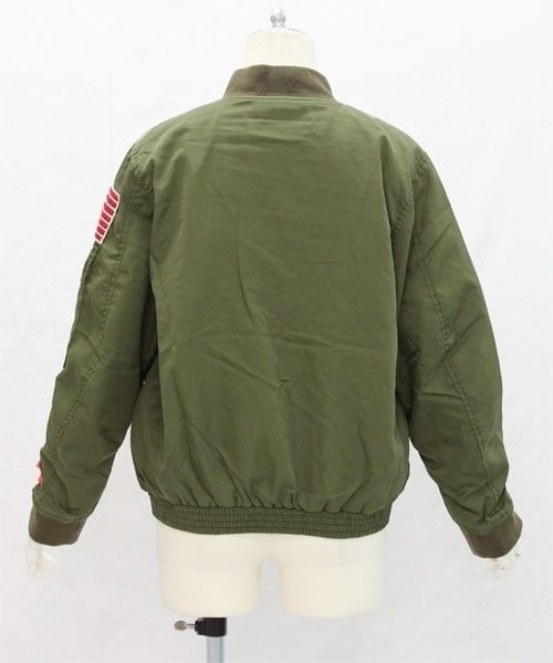 RNA(アールエヌエー)の「ミリタリーリメイクジャケット(ジャケット/アウター・レディース・ブラック/カーキ・M)」の6枚目の写真