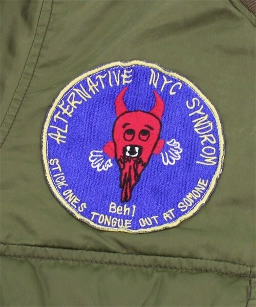 RNA(アールエヌエー)の「ミリタリーリメイクジャケット(ジャケット/アウター・レディース・ブラック/カーキ・M)」の8枚目の写真