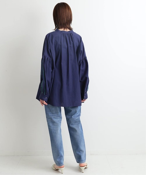 IENA（イエナ）の「スキッパー刺繍ブラウス◇（）」 - WEAR