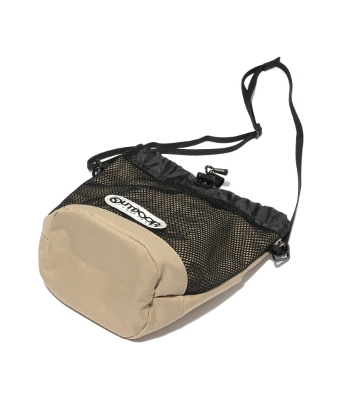 RAGEBLUE(レイジブルー)の「<OUTDOOR PRODUCTS>別注巾着/メッシュショルダーバッグ(バッグ・ホワイト/ブラック/ベージュ)」の16枚目の写真