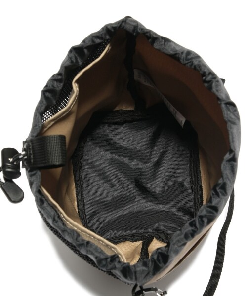 RAGEBLUE(レイジブルー)の「<OUTDOOR PRODUCTS>別注巾着/メッシュショルダーバッグ(バッグ・ホワイト/ブラック/ベージュ)」の14枚目の写真
