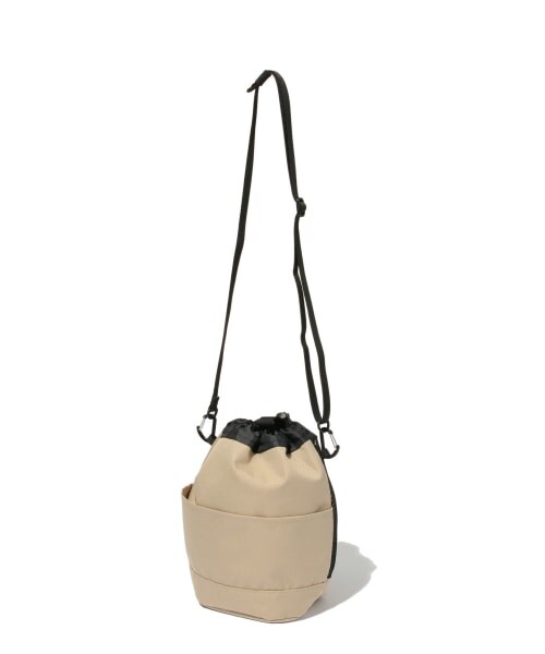 RAGEBLUE(レイジブルー)の「<OUTDOOR PRODUCTS>別注巾着/メッシュショルダーバッグ(バッグ・ホワイト/ブラック/ベージュ)」の9枚目の写真