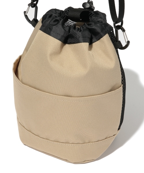 RAGEBLUE(レイジブルー)の「<OUTDOOR PRODUCTS>別注巾着/メッシュショルダーバッグ(バッグ・ホワイト/ブラック/ベージュ)」の10枚目の写真