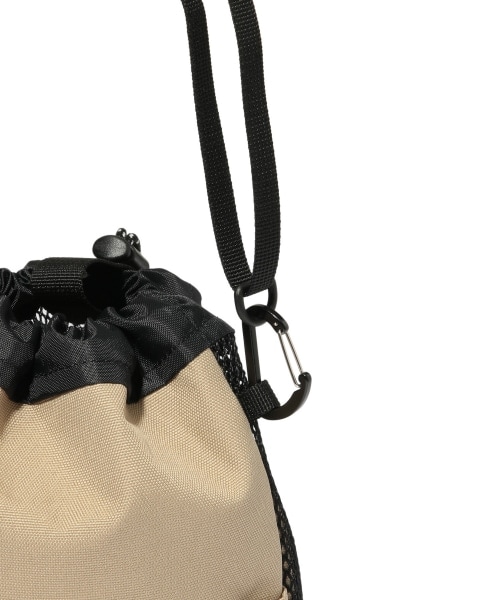 RAGEBLUE(レイジブルー)の「<OUTDOOR PRODUCTS>別注巾着/メッシュショルダーバッグ(バッグ・ホワイト/ブラック/ベージュ)」の11枚目の写真