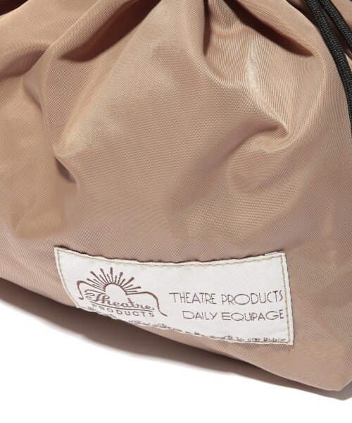 RAGEBLUE(レイジブルー)の「<THEATRE PRODUCTS>別注巾着/ショルダーバッグ(バッグ・ブラック/ベージュ)」の5枚目の写真