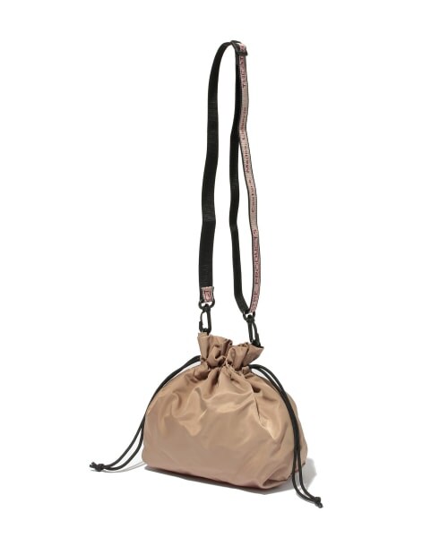 RAGEBLUE(レイジブルー)の「<THEATRE PRODUCTS>別注巾着/ショルダーバッグ(バッグ・ブラック/ベージュ)」の3枚目の写真