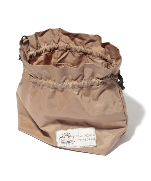 RAGEBLUE(レイジブルー)の「<THEATRE PRODUCTS>別注巾着/ショルダーバッグ(バッグ・ブラック/ベージュ)」の8枚目の写真