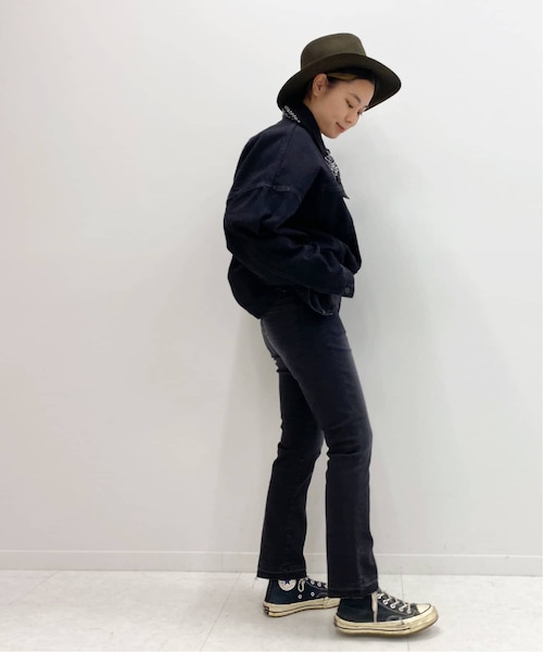 AP STUDIO ブラックオーバーサイズデニムジャケット AP STUDIO ブラック オーバーサイズ デニムジャケット - メルカリ