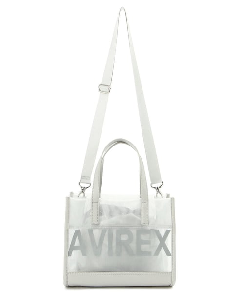 AVIREX(アヴィレックス)の「【直営店限定】メッシュミニトートバック(バッグ・BLACK/GREY/BLUE・F)」の4枚目の写真