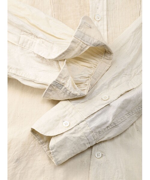 人気＊45R インドカディの908ビッグーグーシャツ 4 オフホワイト R刺繍 45R（フォーティファイブアール）の「インドカディの908ビッ