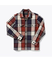 FILSON | Deer Island Jac-Shirt - Rust / Navy / Cream ()