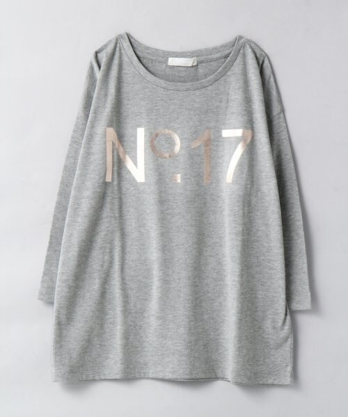 JEANASIS(ジーナシス)の「ナンバープリントLS(トップス・レディース・オフホワイト/ブラック/グレー・FREE)」の3枚目の写真