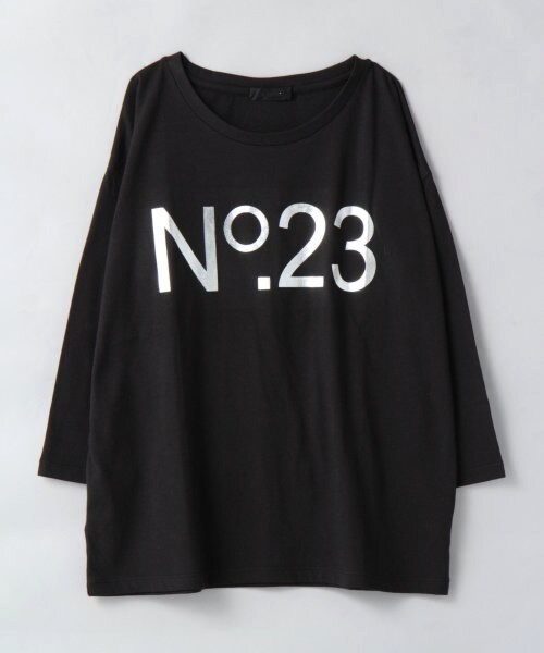 JEANASIS(ジーナシス)の「ナンバープリントLS(トップス・レディース・オフホワイト/ブラック/グレー・FREE)」の2枚目の写真