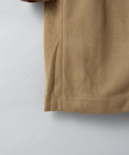 JEANASIS（ジーナシス）の「ボンディングロングチェスターコート（ジャケット/アウター・レディース・ブラック/キャメル・FREE）」の7枚目の写真