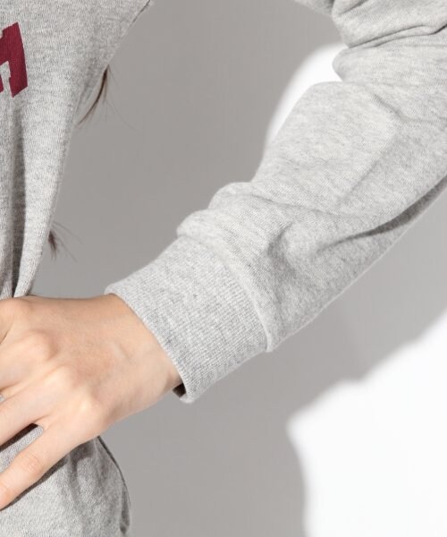 repipi armario（レピピ アルマリオ）の「カレッジ＊パールウラケトップス（トップス・レディース・ホワイト/グレー/ネイビー・ＸＳ/Ｓ/Ｍ）」の10枚目の写真