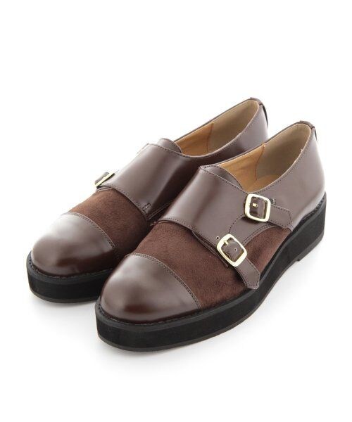 BLISS POINT Womens（ブリスポイント ウイメンズ）の「モンクストラップシューズ30（シューズ・レディース・ブラック/ブラウン/グリーン・M(23～23.5cm)/L(24～24.5cm)）」の2枚目の写真