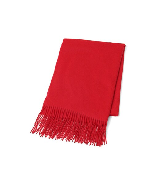 URBAN RESEARCH(アーバンリサーチ)の「カシミヤストール(ファッション雑貨・レディース・red/saxe/beige/black/charcoal・FREE)」の1枚目の写真