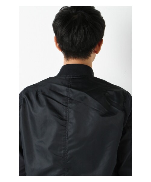 417 EDIFICE(フォーワンセブンエディフィス)の「FLIGHT CLOTH MA-1(ミリタリー・メンズ・ブラック/カーキ/ネイビー・S/M/L)」の8枚目の写真
