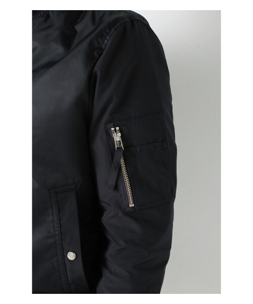 417 EDIFICE(フォーワンセブンエディフィス)の「FLIGHT CLOTH MA-1(ミリタリー・メンズ・ブラック/カーキ/ネイビー・S/M/L)」の11枚目の写真