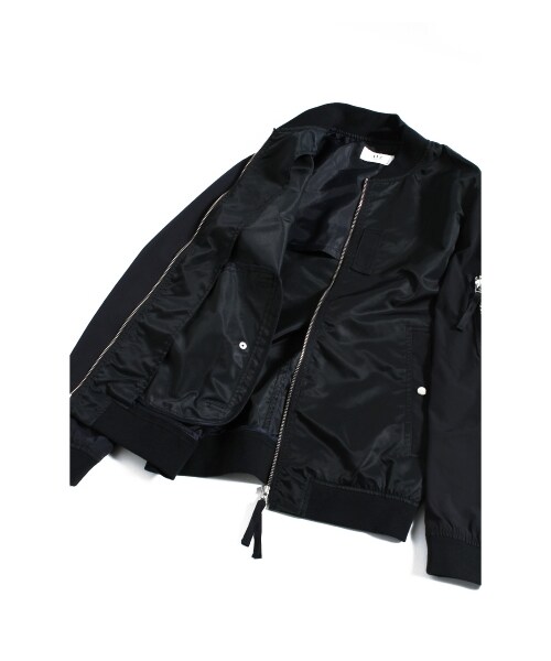 417 EDIFICE(フォーワンセブンエディフィス)の「FLIGHT CLOTH MA-1(ミリタリー・メンズ・ブラック/カーキ/ネイビー・S/M/L)」の13枚目の写真