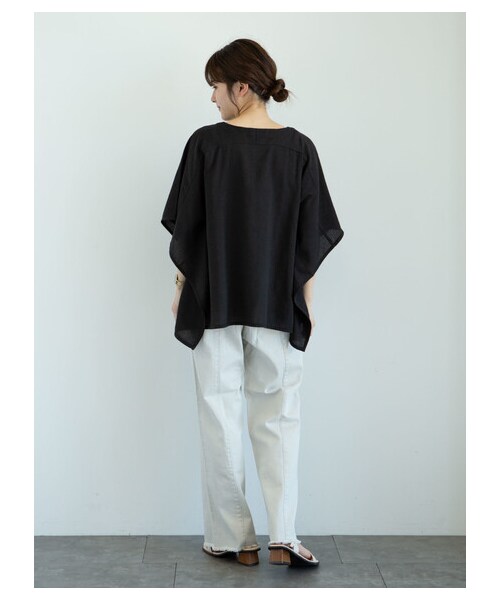 Green　Parks（グリーンパークス）の「・ELENCARE DUE ツイルセンターシームパンツ（パンツ・オフホワイト/ベージュ/グリーン/ラベンダー・F）」の18枚目の写真