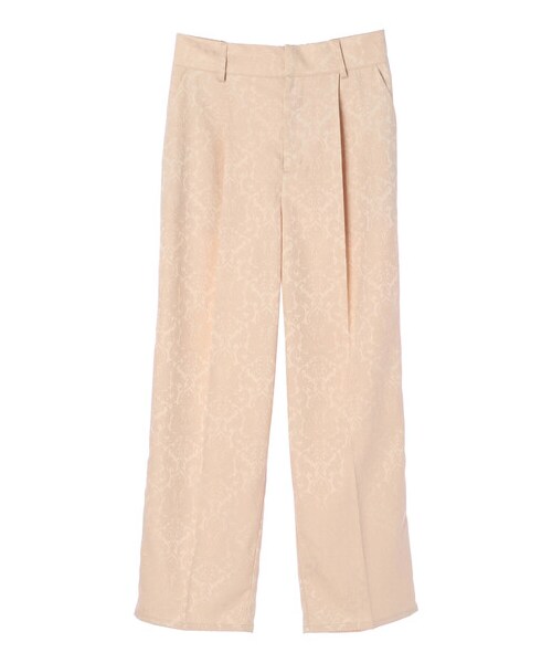 earth music&ecology（アースミュージックアンドエコロジー）の「【先行予約】サテンジャガードパンツ（パンツ・アイボリー/ベージュ/ブラウン・F）」の21枚目の写真