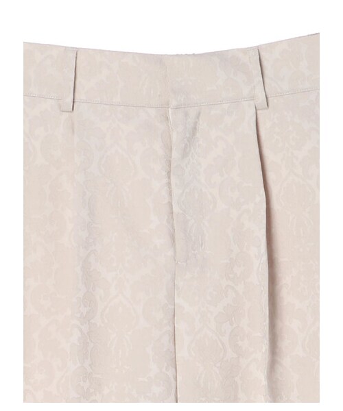 earth music&ecology（アースミュージックアンドエコロジー）の「【先行予約】サテンジャガードパンツ（パンツ・アイボリー/ベージュ/ブラウン・F）」の13枚目の写真